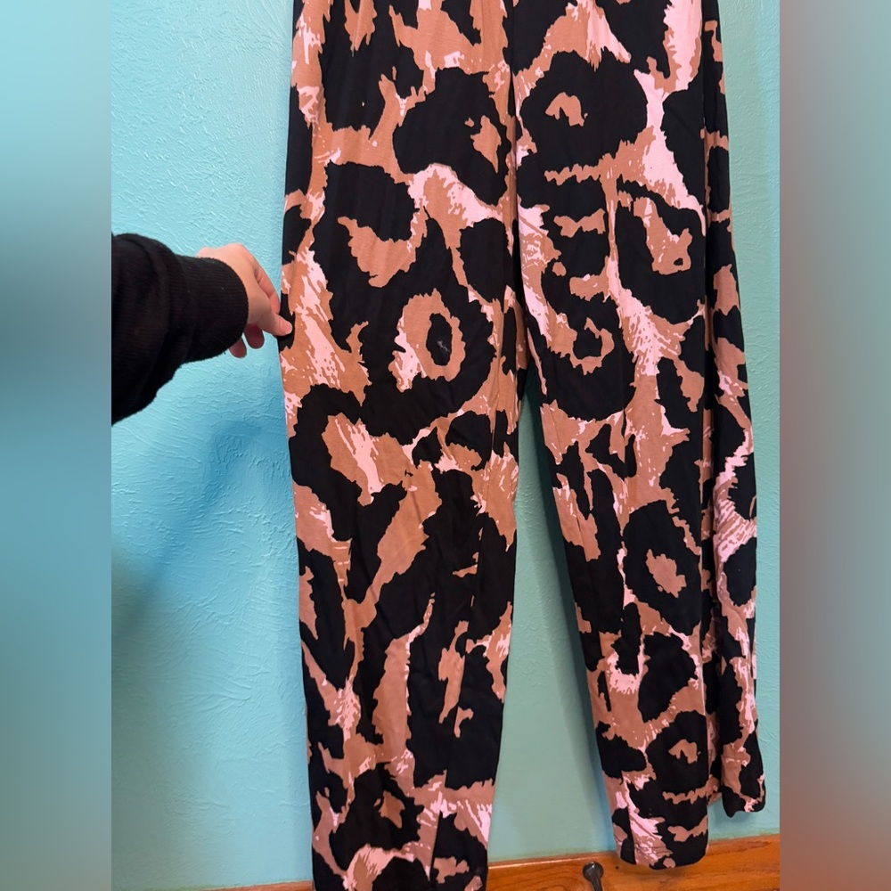 DIANE VON FURSTENBERG leopard cheetah jumpsuit halter neck - Picture 3 of 6